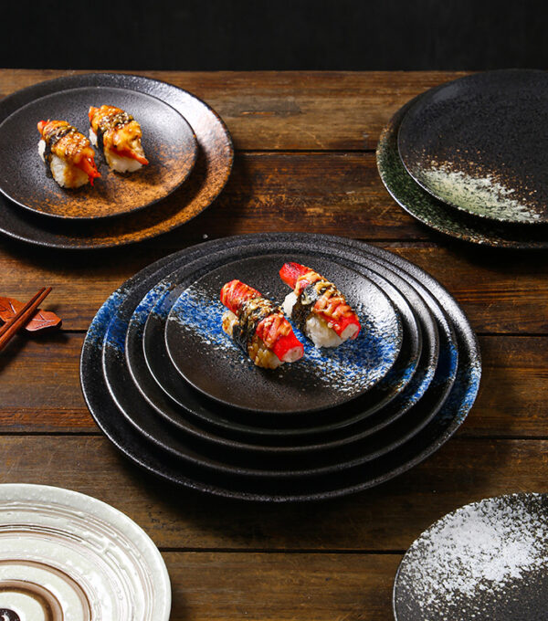 8inch shallow plate-night shadow